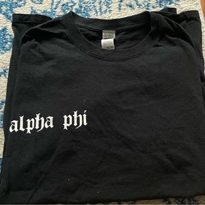 Alpha Phi short sleeve tee